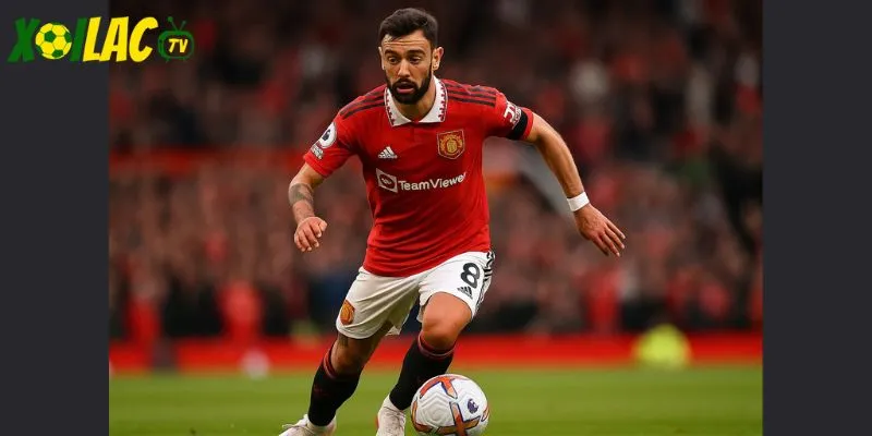 Fernandes là trung tâm trong trận đấu.