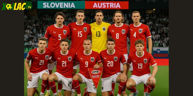 Áo thăng hoa trước trận Áo vs Cyprus.